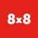 8x8, Inc. logo